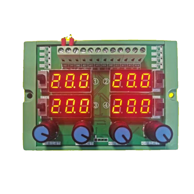PLC Analog Signal Debugging 0-20 MA Current Signal Generation and Measurement 0-10 V Voltage Signal Generation and Measurement