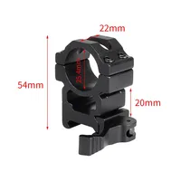 25.4mm Quick Release Sight Bracket Tube Clamp Quick Release Bracket Flashlight TubeClamp