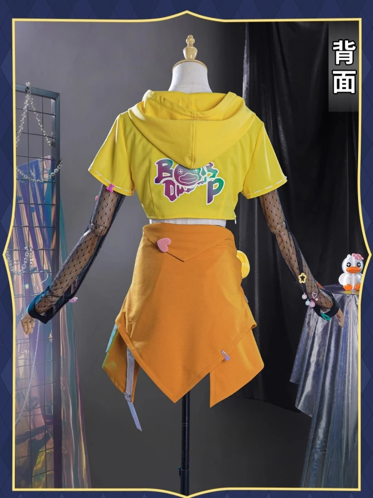 Vera Nair Game Identity V Perfumer Cosplay Anime Women Cute Yellow Duck Uniform Role Play Clothing Halloween Costume Pre-sale