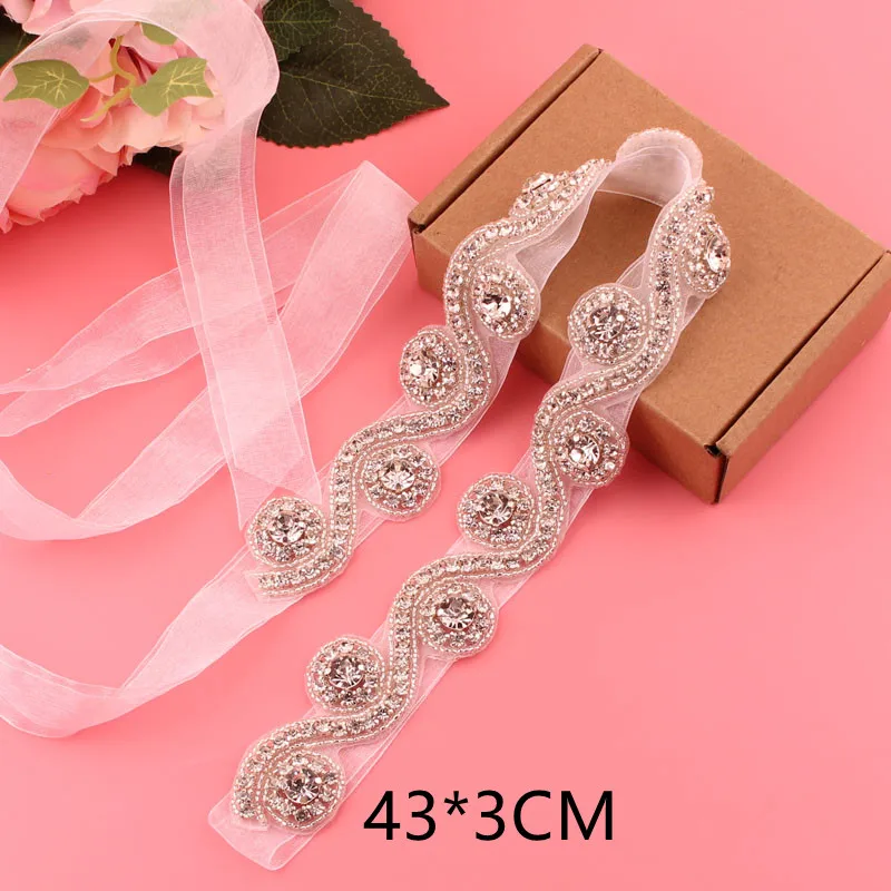 Damengürtel, Kristallgürtel, Hochzeitskleid-Accessoires, Diamant-Brautgürtel, Hochzeitszubehör – Detail 2