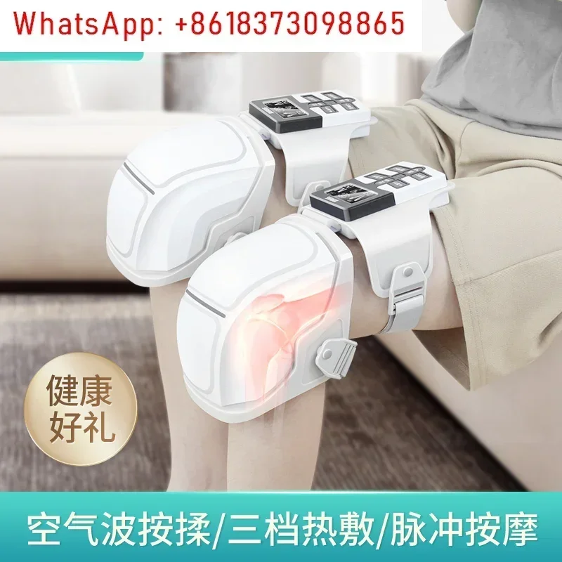 Knee joint machine pain hot compress physiotherapy massager fluid meniscus warm heating knee pads