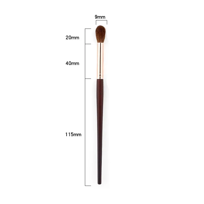 Karsyngirl 1Pcs Horsehair Eye Shadow Makeup Brush Brow Synthetic Highlight Blush Makeup Tools