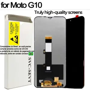 Bilashmart Original 6.5 IPS Motorola G10 XT2127 2 LCD Display Touch Screen Replacement Part