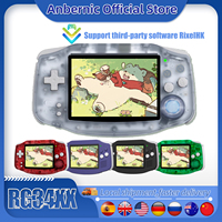 ANBERNIC NEW RG34XX Retro Game Console With 32G TF Card Portable Gaming Console 3.4 Inch IPS Screen 3500mAh Battery HDMI-Out
