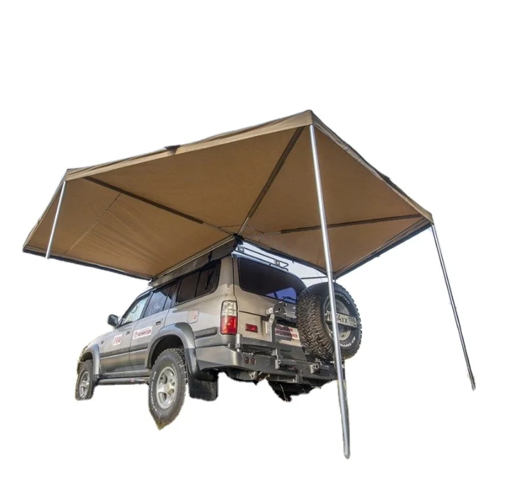 4x4 Awing tente de toit de voiture ouverture rapide grand auvent latéral de toit à 270 degrés autoportant pour voitures tente de camping tente de toit de voiture