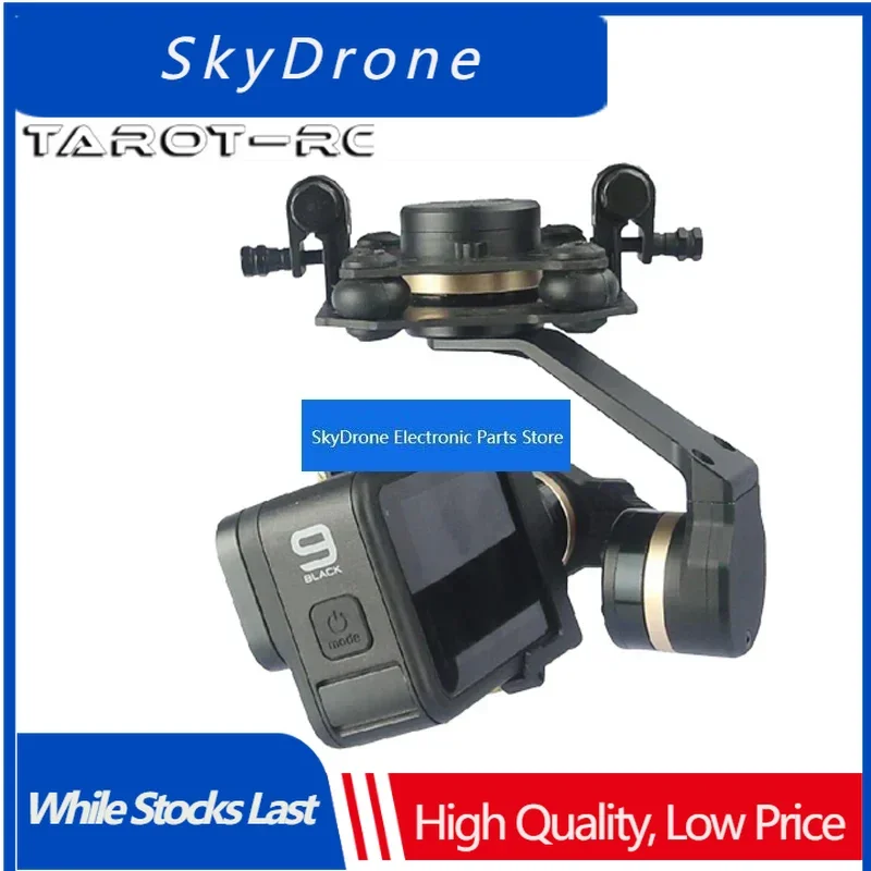 SkyDElTarot TL3T06 For Hero9 3D Metal 3-Axis Brushless Gimbal PTZ Stabilizer For FPV System Action Sport Camera