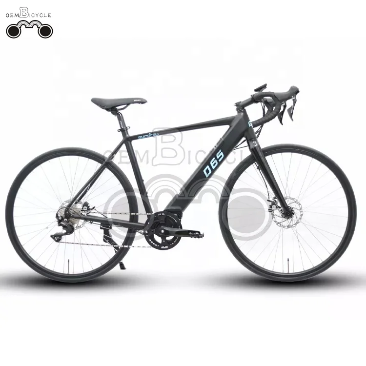 Oembicycle Bull Handlebar 36V/250W Torque Sensor Mid Motor The 700C Road Tire Model D6 E-Bike