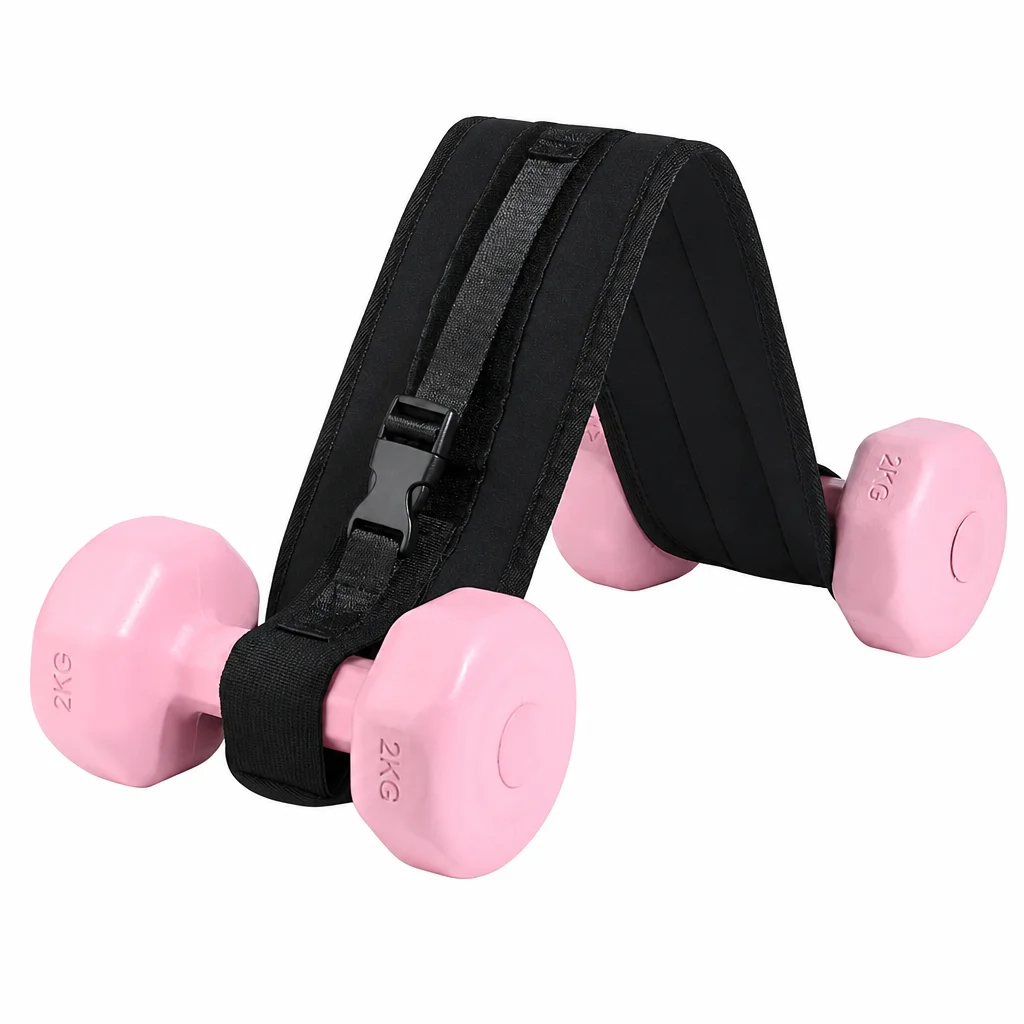Weighted Hip Thrust Belt Dumbbell Training Accessory For Glute Workouts Heavy Duty Non Slip Design