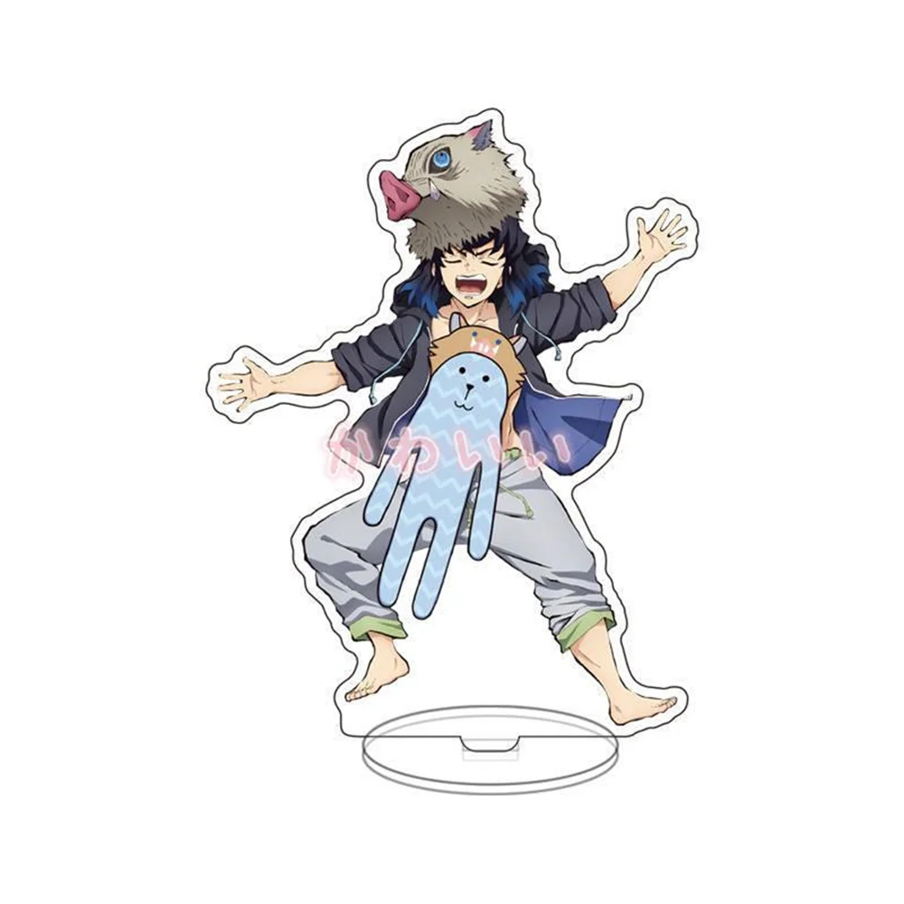 

HOT Anime Demon Slayer Acrylic Stand Mode Figure Cosplay Plate Holder Topper Birthday Fans Christmas Desk Decor Plate Gift