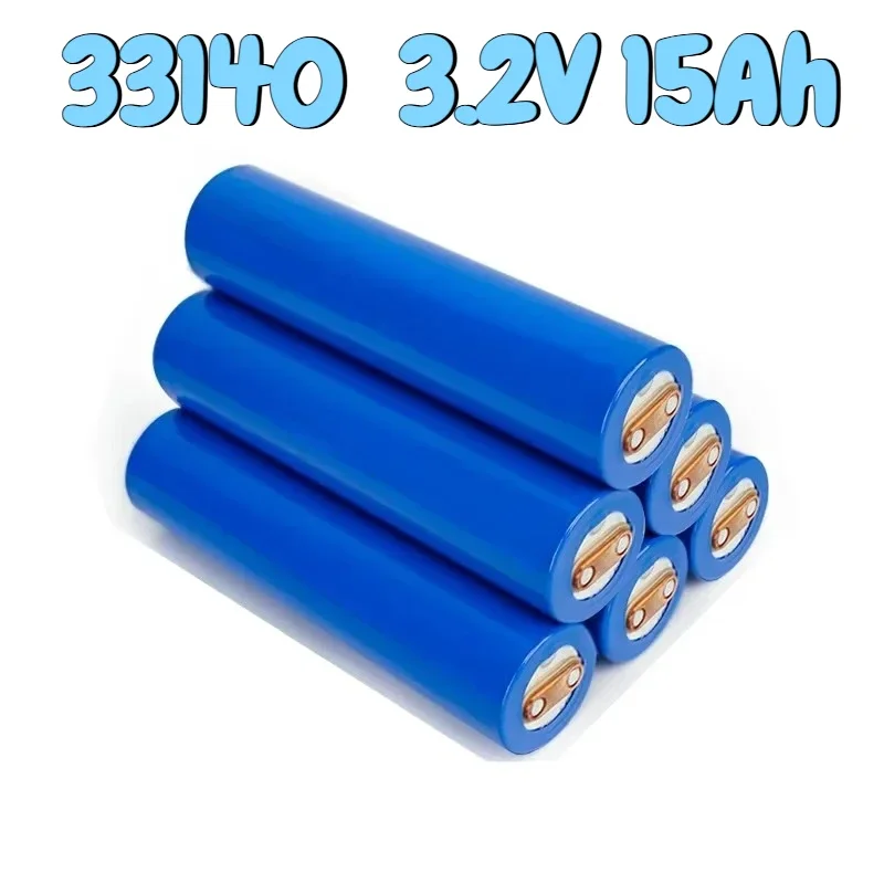 Batería económica 33140 3.2V 15Ah LiFePO4, larga vida útil para triciclo eléctrico, carrito de golf, semáforo