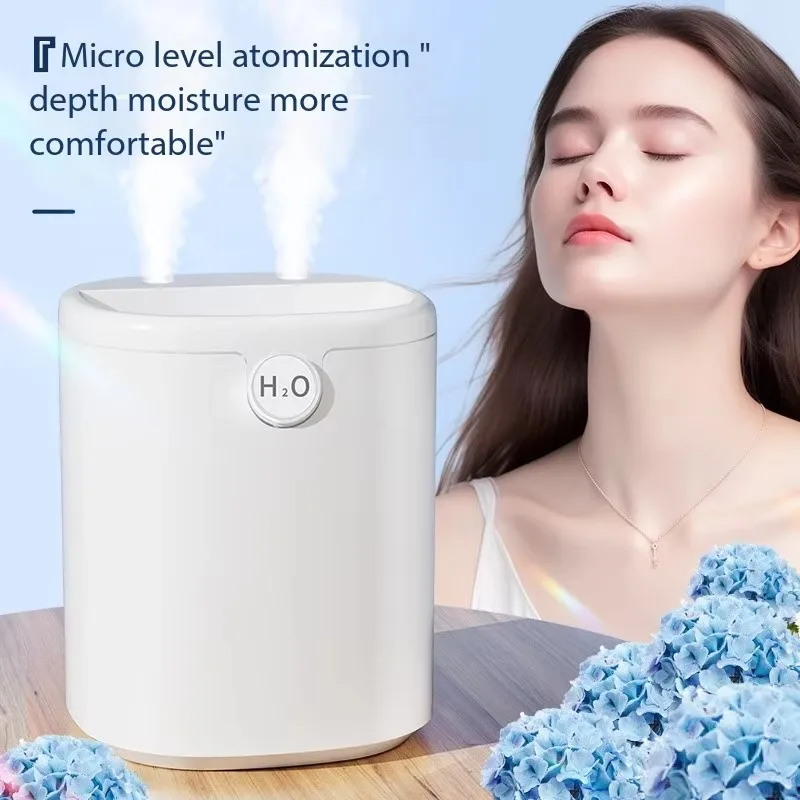 Large 5L capacity silent double mist smart humidifier USB installation home hotel outdoor RV use