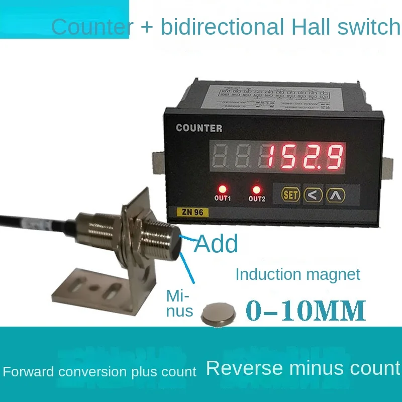 

Electronic digital counter meter meter High quality length meter meter addition and subtraction reversible ZNJC2+6E2R