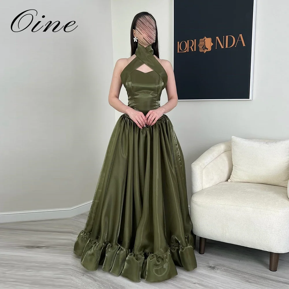Vestidos de Noche Elegantes con Cuello Halter, Vestidos de Fiesta para Mujer, Vestidos de Graduación Personalizados sin Mangas, Vestido de Noche 2027
