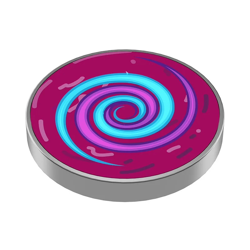 New Flipo Flip Colorful Luminous Galaxy Starry Sky Decompression Top Stainless Steel Toy Luminous Desktop Rotation For Kids