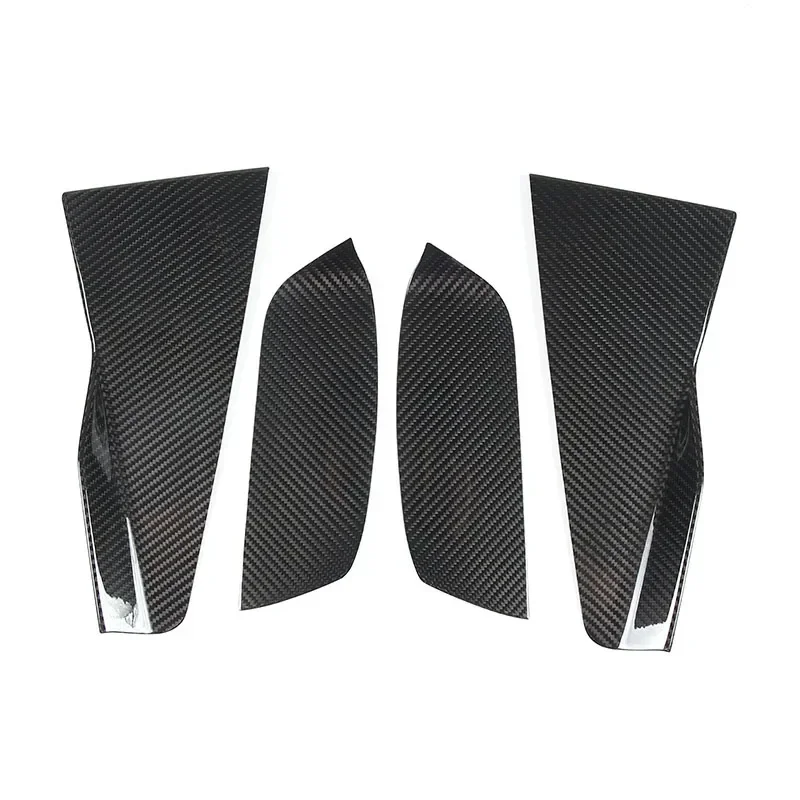 For BMW 5 Series G60 2024 Real Carbon Fiber Car Front Bumper Decorative Cover Car Accessories