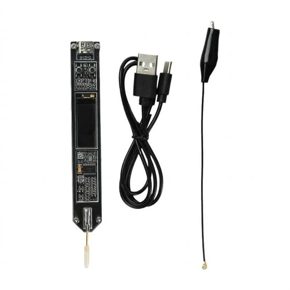1Pc 0.91 Inch Display Frequency Counter Pen 200Hz-100MHz High Accuracy Testing Tool For Radio Signal Measurement Device
