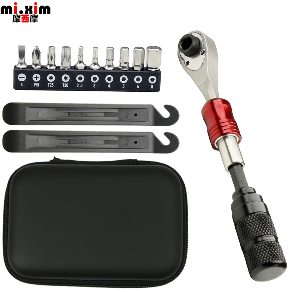 

Профессиональные велосипедные инструменты, портативный набор ключей с трещоткой, рычаг для шин, мини-насос, многофункциональные инструменты, аксессуары для дорожного велосипеда MTB