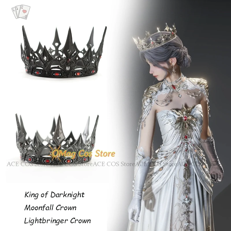 الحب والمساحة العميقة Xavier ملك الظلام Moonfall Lightbringer زوجين تاج زي الهالوين التأثيري الدعامة تأثيري Disfraz Mu #1