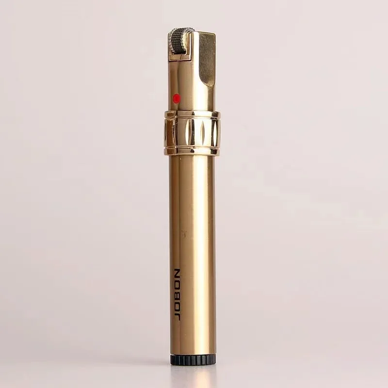 JOBON Metal Ghost Free Fire Butane Gas Lighter Torch Floating Fire Flint Lighter Grinding Wheel Inflatable Cigarette Lighter2024