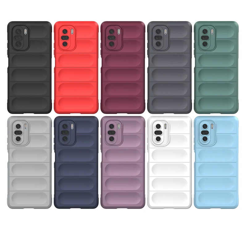 Multicolor Case For Poco F3 Case Poco F3 Cover Funda Capa Soft Silicone Shockproof Protective Back Bumper For Poco F3