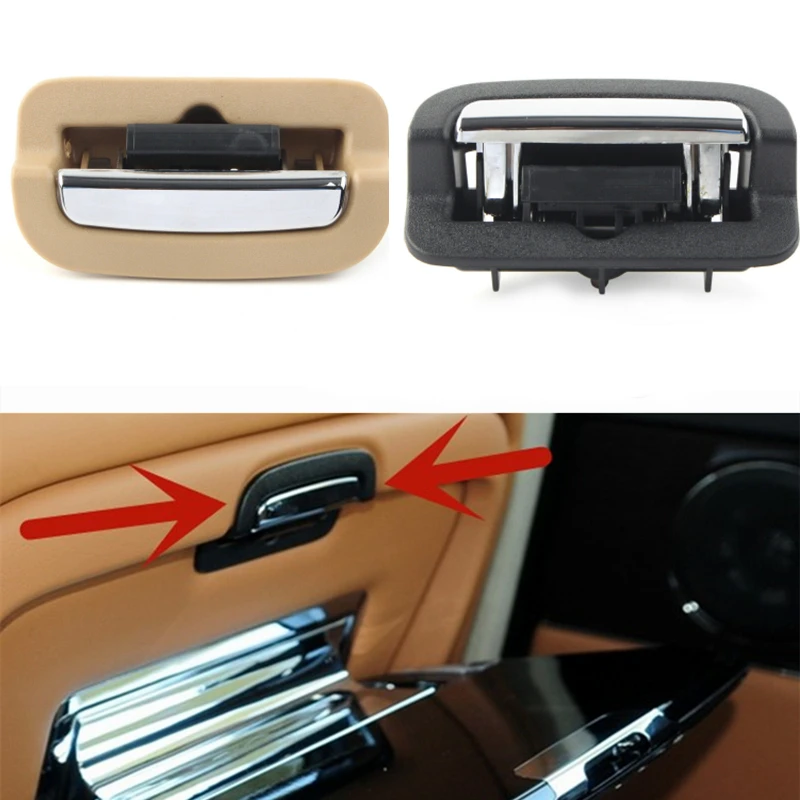 

For Jaguar XJL XJ X351 2010-2015 Front Seat Picnic Tray Latch Buckle Lock Switch Black/Beige