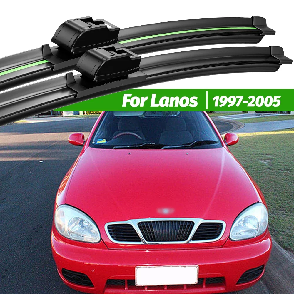 

For Daewoo Lanos 1997-2005 2pcs Front Windshield Wiper Blades 1998 1999 2000 2001 2002 2003 2004 Windscreen Window Accessories