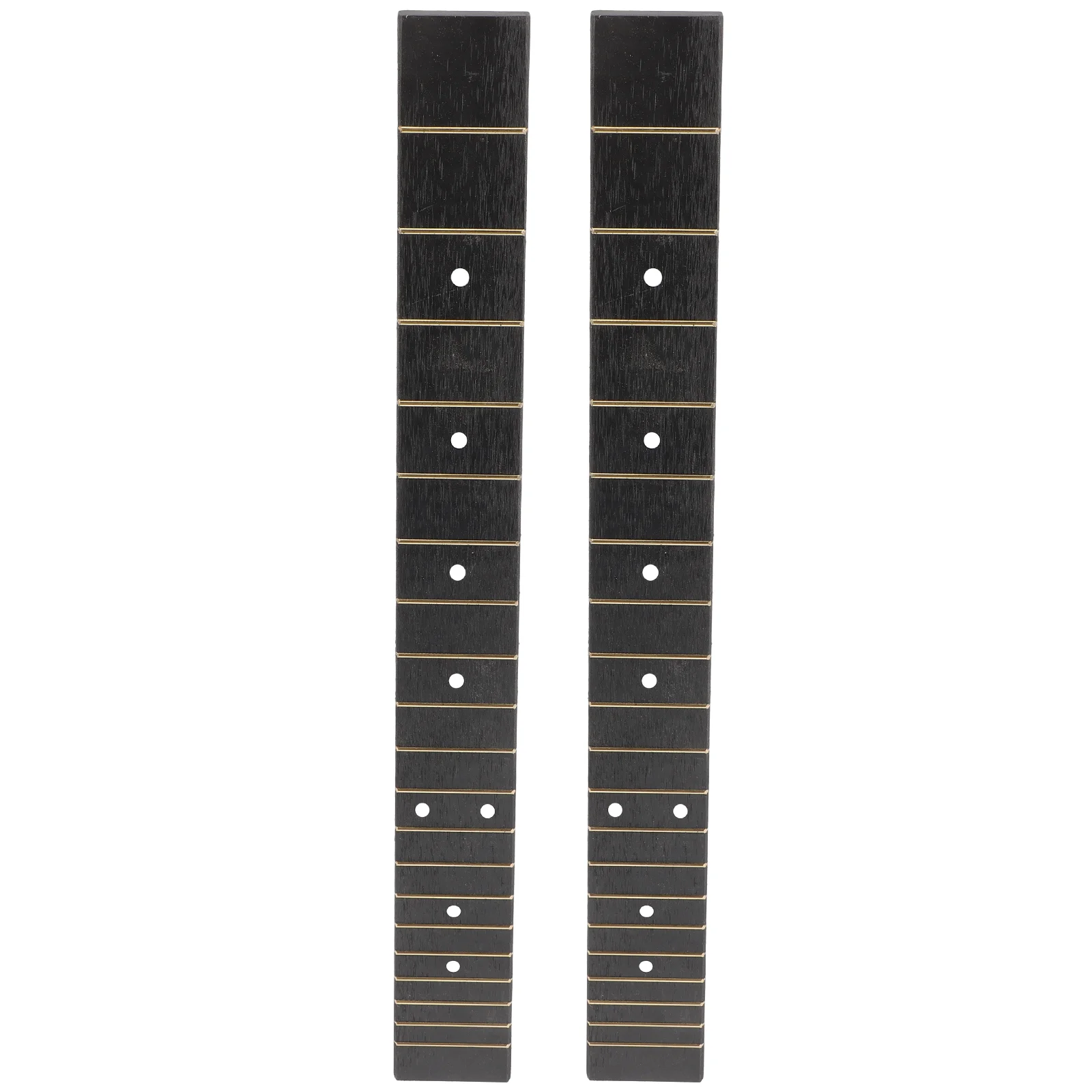 2 Pcs Guitar Fingerboard Replacement Piece ABS Fretboard Durable Plate Component Replacements Ukulele Parts
