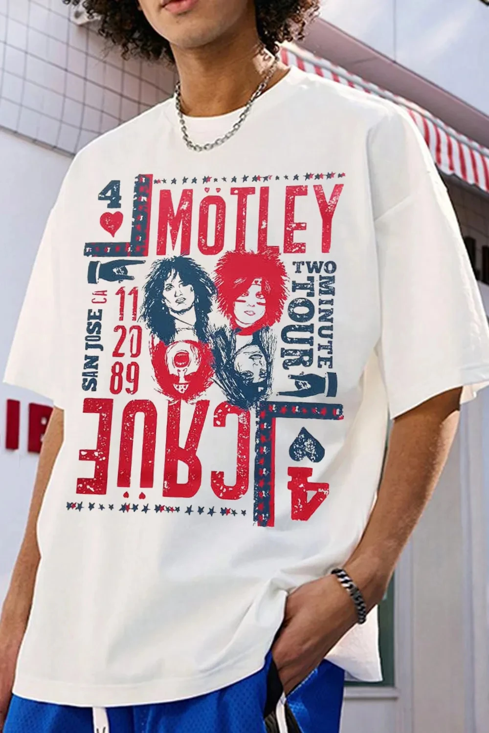 Camiseta Gráfica de la Banda Motley Crue 2026, Camiseta de Algodón para Hombre y Mujer, Ropa Informal de Verano de Manga Corta con Cuello Redondo, Holgada