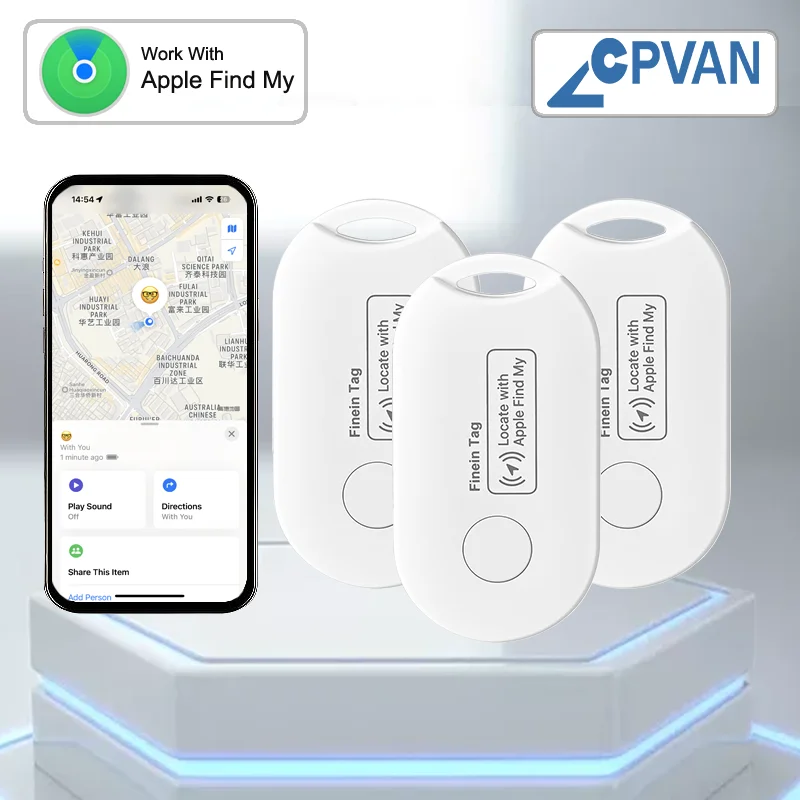 

CPVAN Tracker Device For Apple iOS System Find My APP Child Finder Pet bike Bag Anti-loss GPS Tracker Smart Bluetooth AirTag