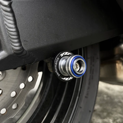 Imagen 2 del producto Para YAMAHA YZF R1/S/M R3 R6 R7 R9 R25 R125 YZFR1 YZFR3 YZFR6 YZFR7 YZFR9 carretes basculantes de motocicleta soporte deslizante tapas de válvula de neumático