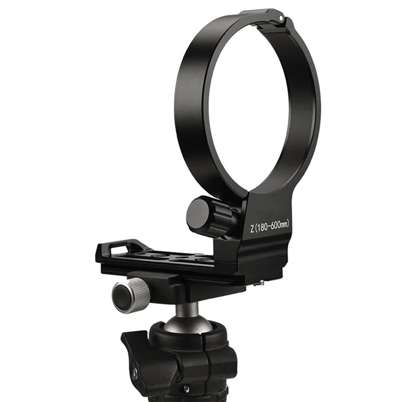 

ABGI-Aluminum Alloy Lens Collar Tripod Mount Ring For Nikon Nikkor Z 180-600Mm F/5.6-6.3 VR Lens Durable & Precision Fit