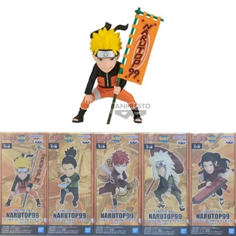 Banpresto Original WCF 1 NARUTOP99 Anime Figure SPECIAL Uzumaki Naruto Action Figure Toys For Boys Girls Children Birthday Gifts