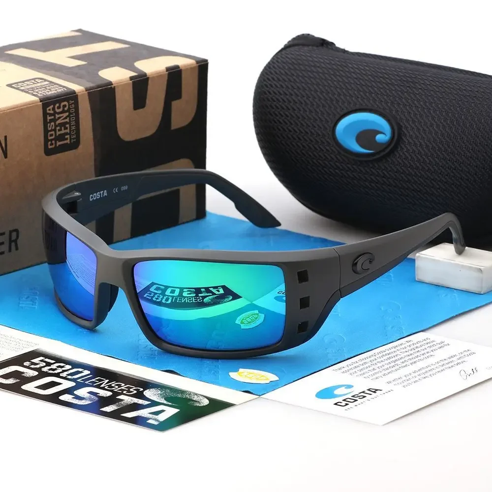 Nuevas gafas de sol cuadradas Costa para hombre, gafas de ciclismo a prueba de viento para exteriores, gafas polarizadas Reefton para hombre, gafas UV400