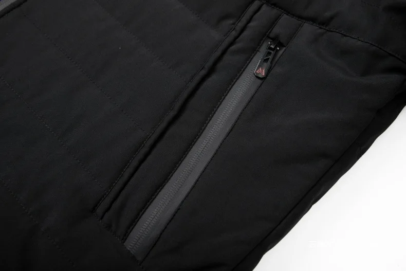 Men's Thickened Winter Fleece Jacket with Hood Lined Warm Casual Outerwear for Middle-Aged Men