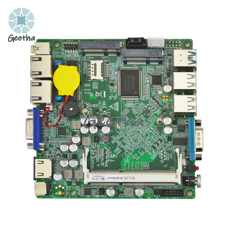 Für 2024 Neue Mini Motherboard EP-2120 Intel CPU J1900/J1800 2LAN/DDR3 Unterstützung 8 GB Speicher Computer server Industrie Motherboard