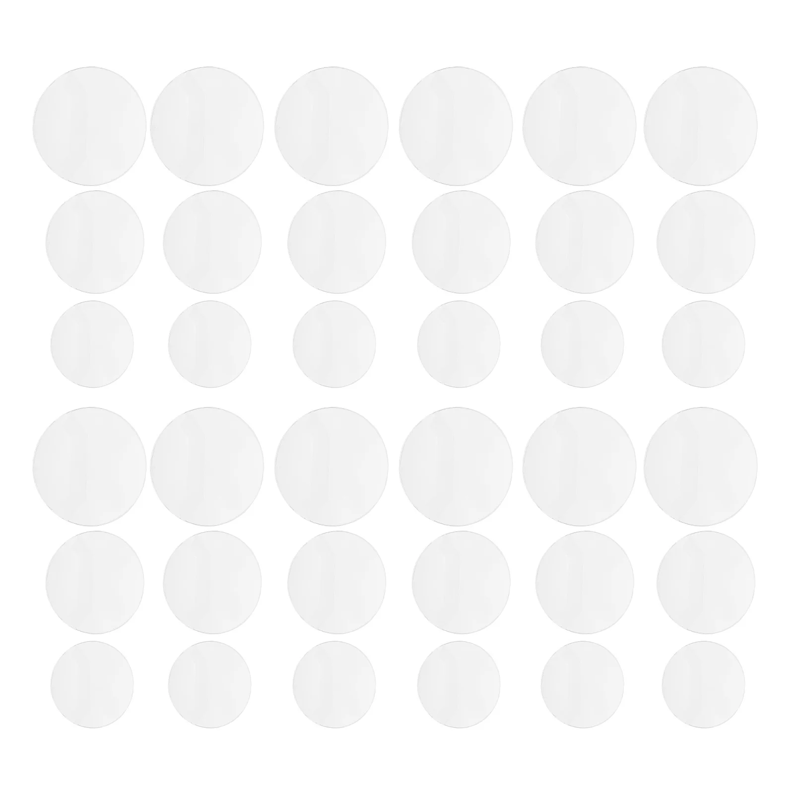 60Pcs Badge Protective Sleeves High Transparency Thick Clear Covers Shockproof Badge Holder Case for Enamel Pins Button Pins