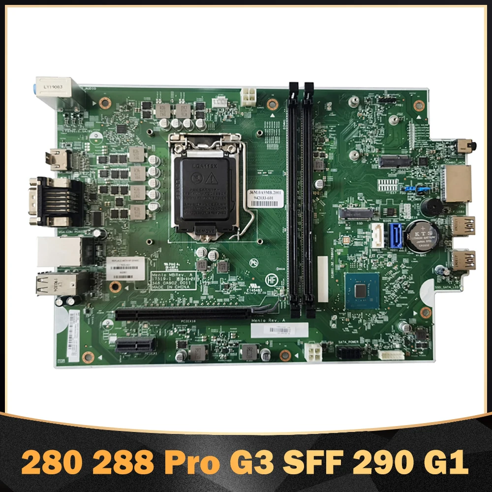 

For HP Bd Sys 280 288 Pro G3 SFF 290 G1 Desktop Motherboard L17655-001 942033-001 17519-1