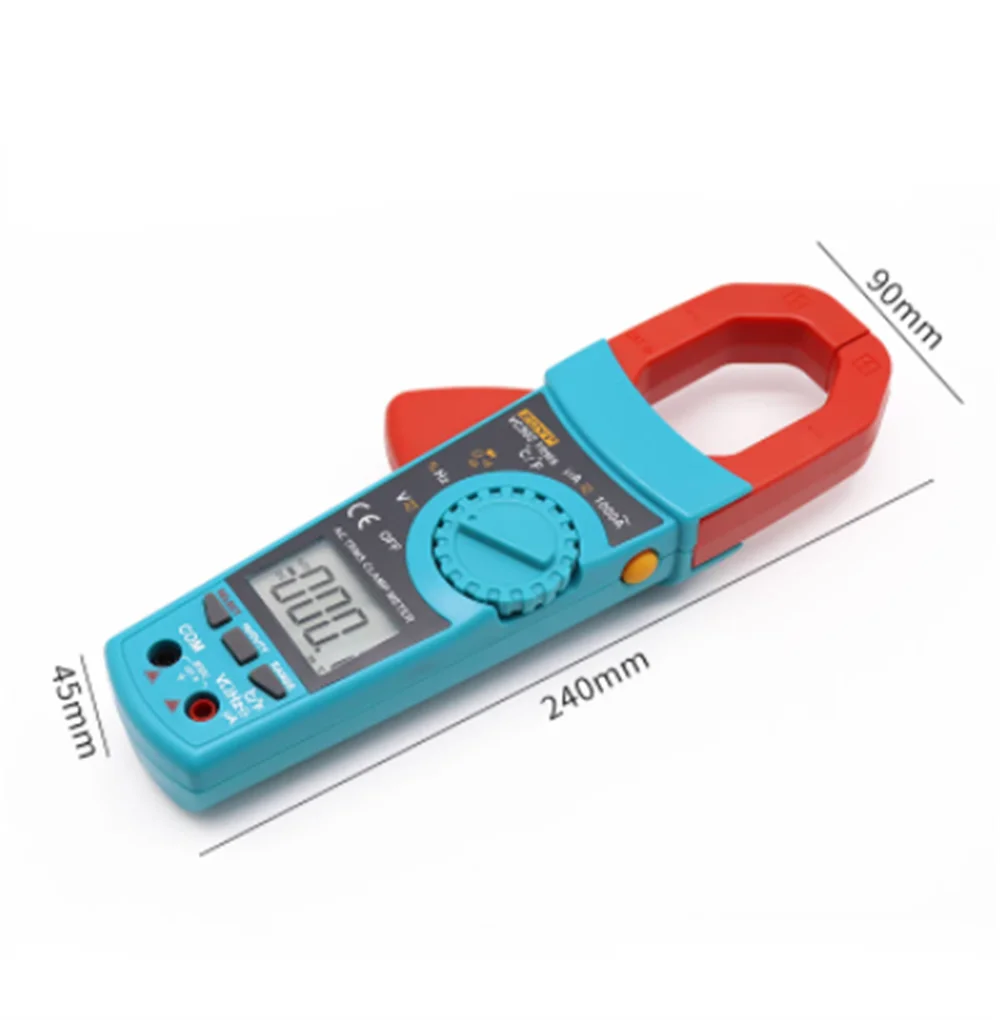 ZOYI Digital AC/DC Clamp Meter True RMS Auto Range Multimeter MAX/MIN NCV Current Voltage Temp Capacitor Tester VC902 / VC903