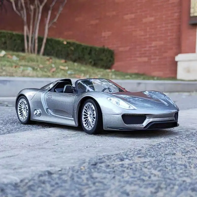 1:18 Porsches 918 Spyder Alloy Sports Car Model Die Cast Racing Car Simulation Model Vehicles Collectibles Children's Toys gifts