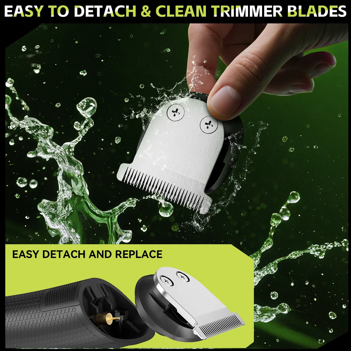 ENCHEN Beardo 3 Hair Trimmer & Groom Kit For Beard Trimming And Body Grooming With Type-C Charging And Indicator Light image 3