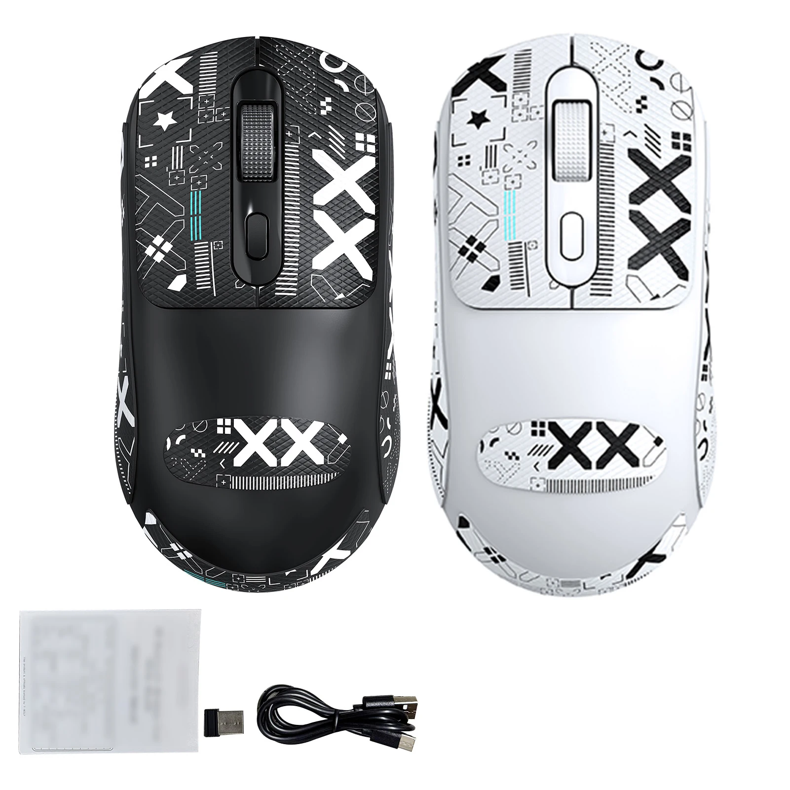 

Беспроводная мышь X8 Dual Mode для ПК с Bluetooth, 800-1200-2400 DPI, с перезаряжаемой батареей 500 мАч, игровая мышь с интерфейсом Type-C