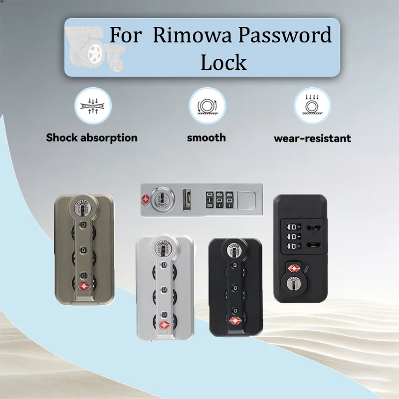 Suitable For Rimowa Customs Lock Brand Key Original Password Lock Luggage Travel Accessories Replacement Suitcase Lock Security
