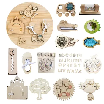 Planche d'Activités Montessori pour Enfant, Accessoires de Bricolage, Jeux d'ApprentiCumbria de la Motricité Fine, Jouets Sensoriels, Éducation Précoce