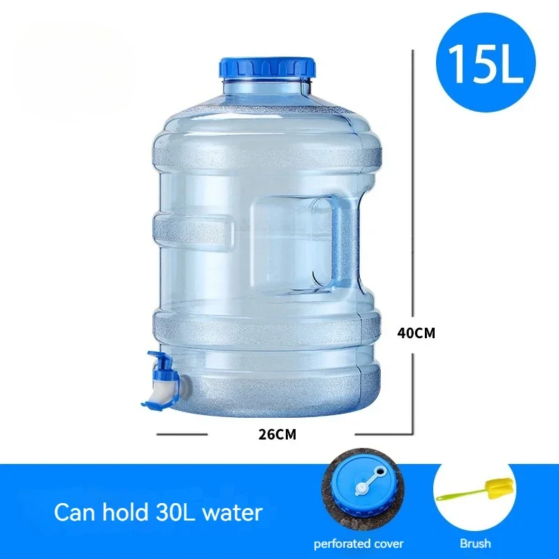 Outdoor Water Tank Storage Plastic Bucket Family Self-Driving Camping Hiking Picnic Drinking Water Bottle With Handle