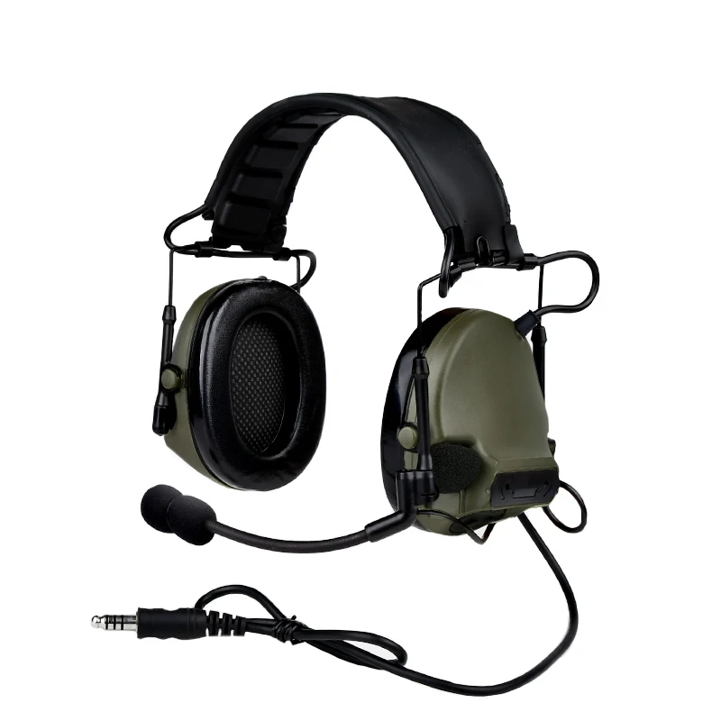 WADSN COMTAC III Taktisches Headset, aktiver Tonabnehmer, Geräuschunterdrückung, Mikrofon, Kommunikation für Outdoor-Jagd, Gehörschutz 6