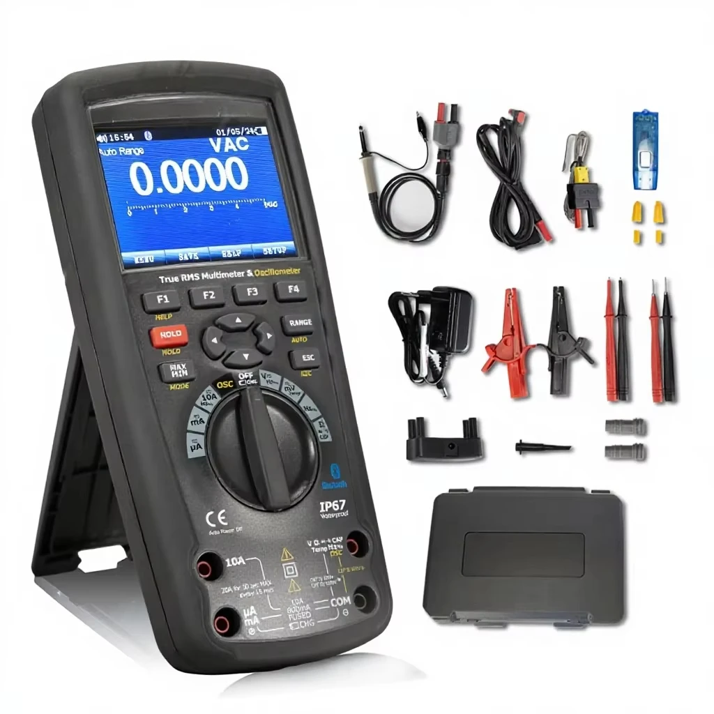 T.ax Included Digital Handheld Oscilloscope Multimeter DT-9989 3.5