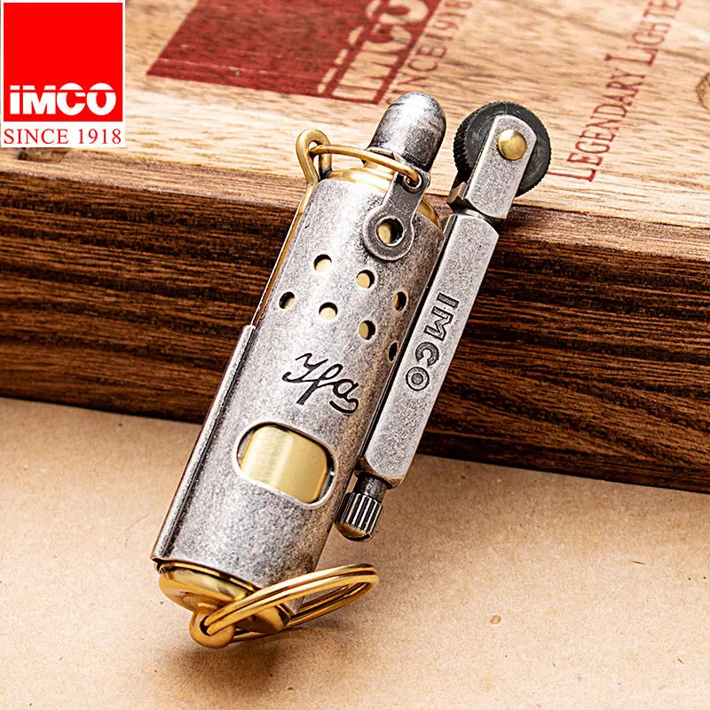 IMCO 5700 النحاس النقي خندق قضيب الكيروسين أخف شخصية الرجعية طبعة محدودة في الهواء الطلق يندبروف ولاعات أدوات التدخين