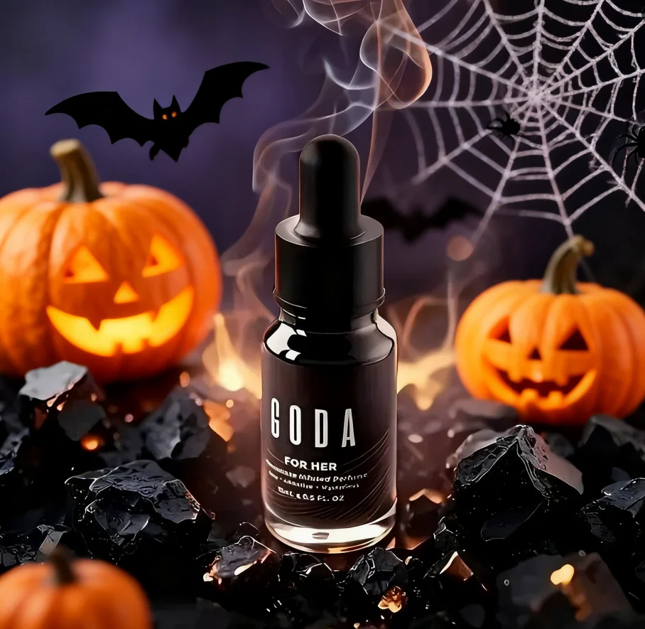 Perfume floral de feromonas ámbar para mujer, GODA para ella, 15 ml (0,5 oz), con jazmín y grosella negra