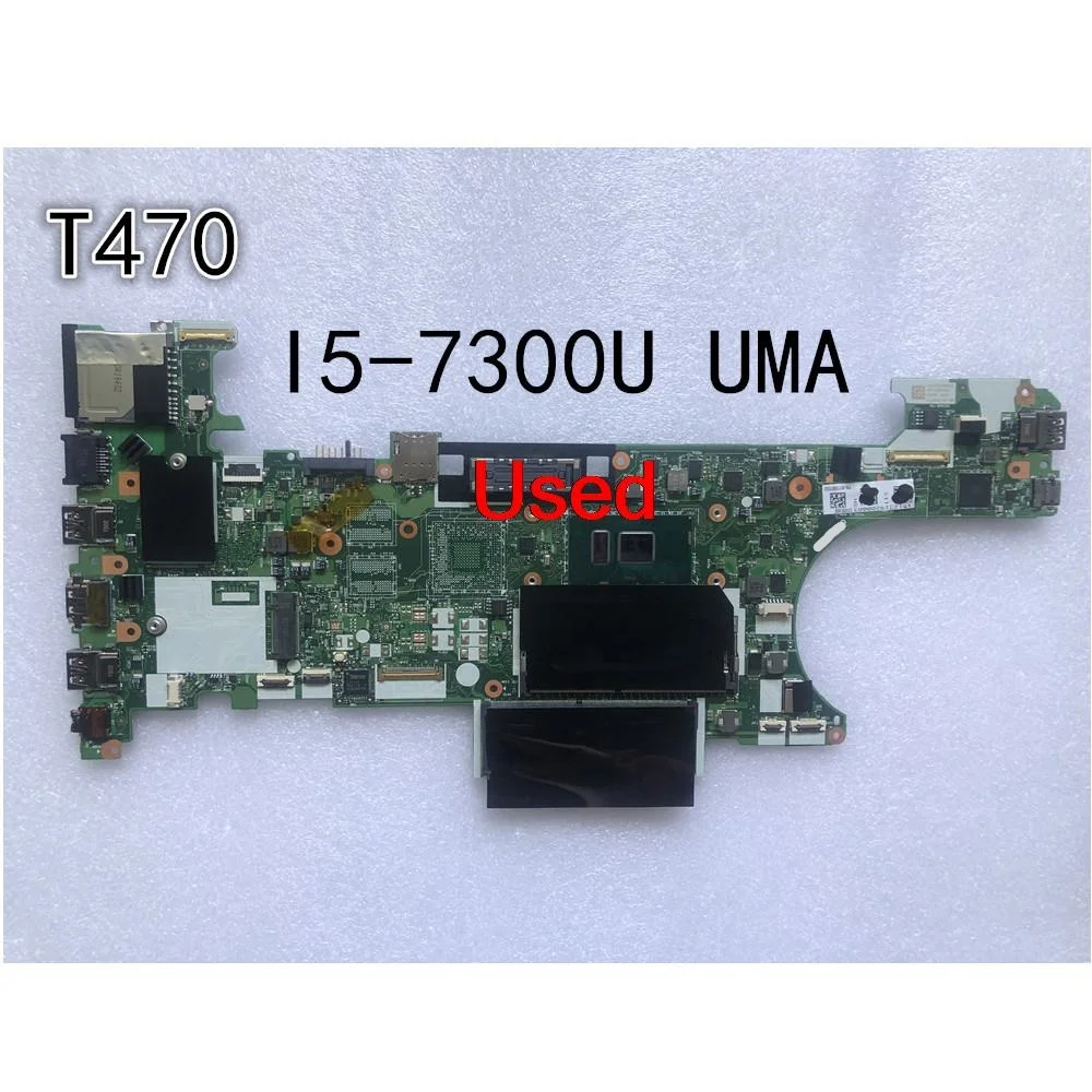 Used For Lenovo ThinkPad T470 Laptop Motherboard CPU I5-7300U UMA FRU 01HX648 01AX969