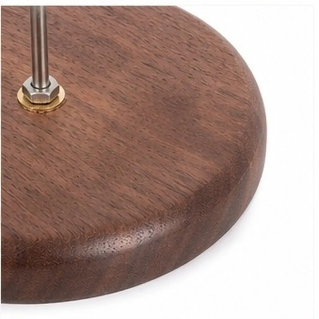 Sturdy Wood Base Receipt Holder Spike for Bills Tickets Checks Memos Files Desktop Organizer in Office Restaurant Bar Reception